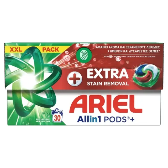 Ariel Pods All in 1 Extra Clean 30 τεμαχίων