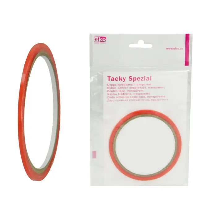 Efco Διάφανη Κολλητική Ταινία Διπλής Όψης 3mm, 10m