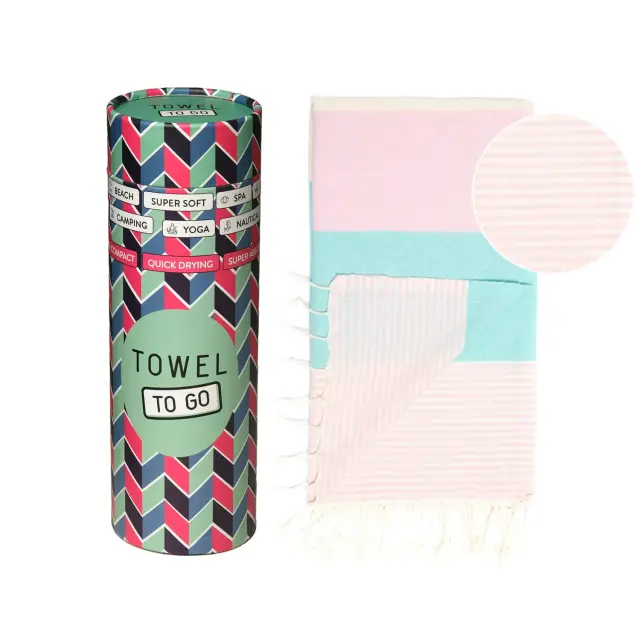 Towel To Go Palermo Πετσέτα Θαλάσσης - Hammam Mint