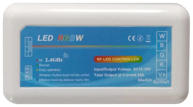 Avide LED Ταινία 12V 288W RGB+W 4 Ζωνών Ελεγκτής 15.001.0376