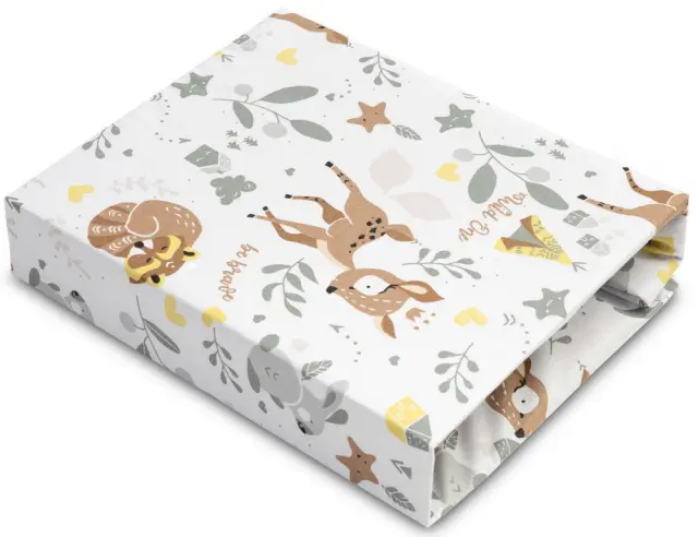 Σεντόνι με Λάστιχο 60x120cm Sensillo Forest Adventure 2218