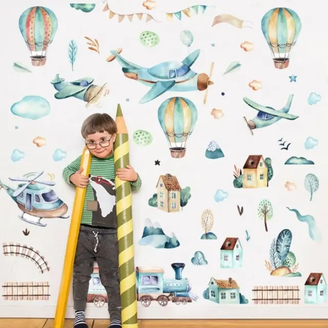 Sipo Wall Stickers Airplanes 2