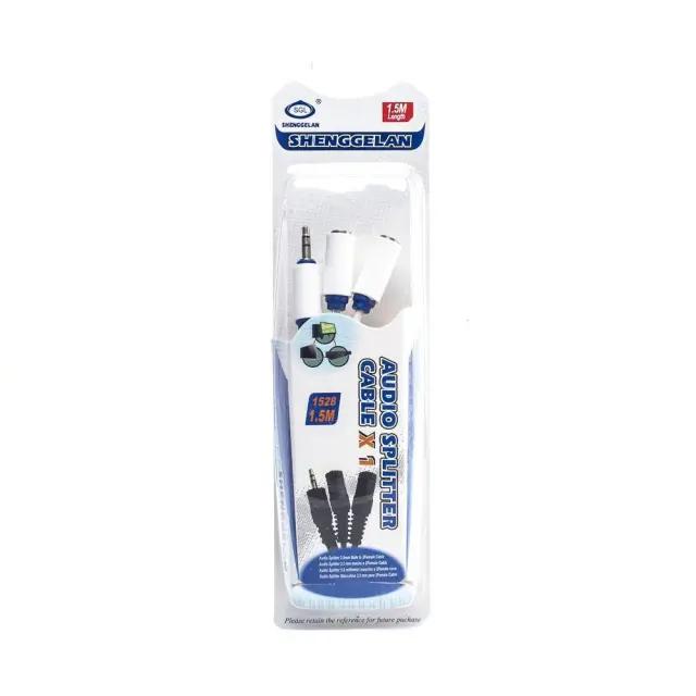 Audio Video Stereo Splitter Cable X1 1.5m SGL