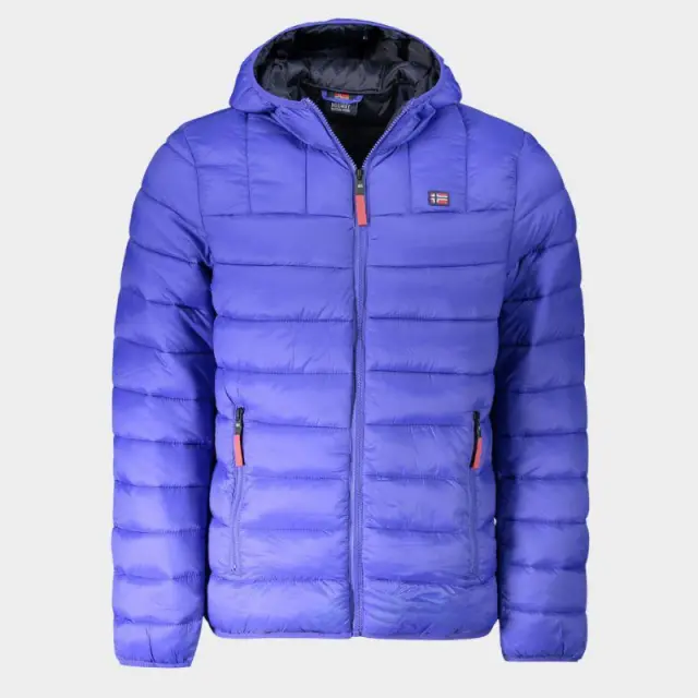 Norway Nautical School - Ανδρικό Χειμωνιάτικο Μπουφάν Puffer 849150-BLUETT Μπλε - L