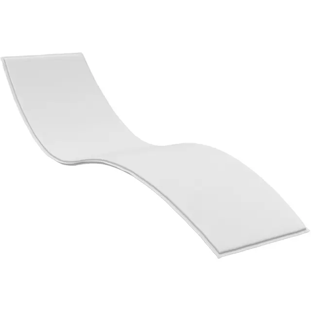 Στρώμα SLIM Λευκό Polyester 3x204x62cm