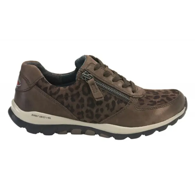 Gabor Sneakers Γυναικείο δέρμα Nubuck Γκρί GAB/76968 60-ANTHRAZIT - 36
