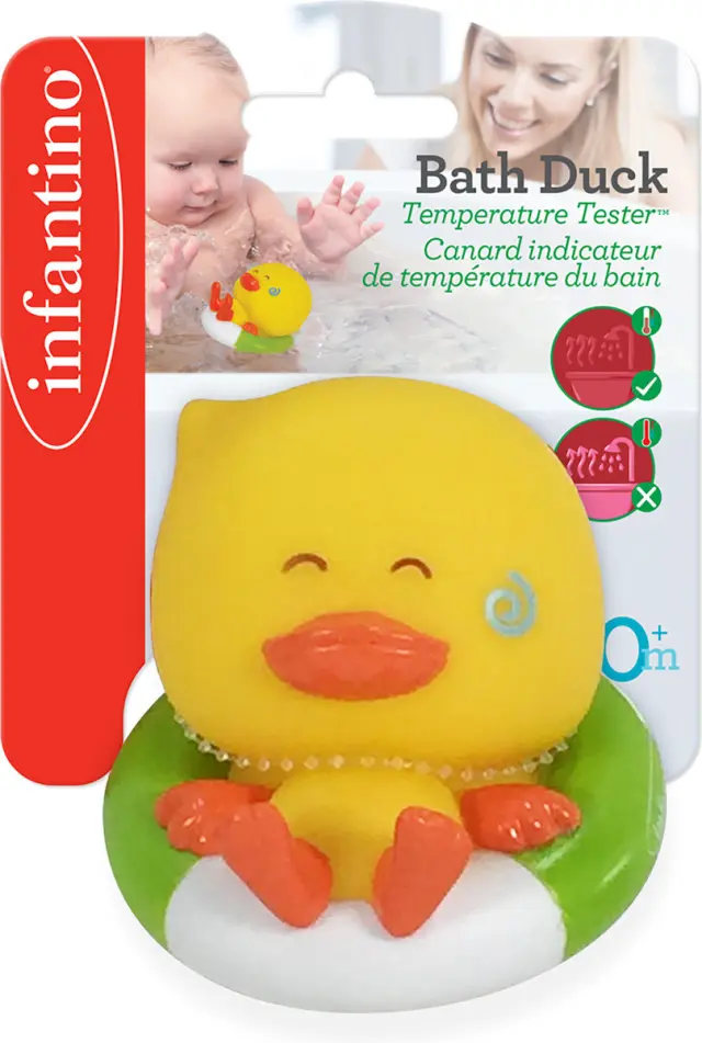 INFANTINO Bath Duck Squirt N Temperature Tester. 3