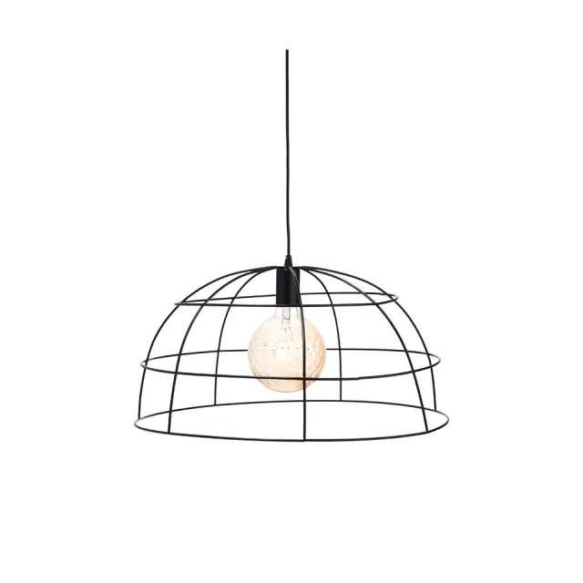 AcaLight Offer NETTO ΦΩΤΙΣΤΙΚΟ ΚΡΕΜΑΣΤΟ ΜΑΥΡΟ ΜΑΤ ΜΕΤΑΛΛΙΚΟ ΣΥΜΒΑΤΙΚΟ 1ΧΕ27 IP20 Φ500Χ1200mm
