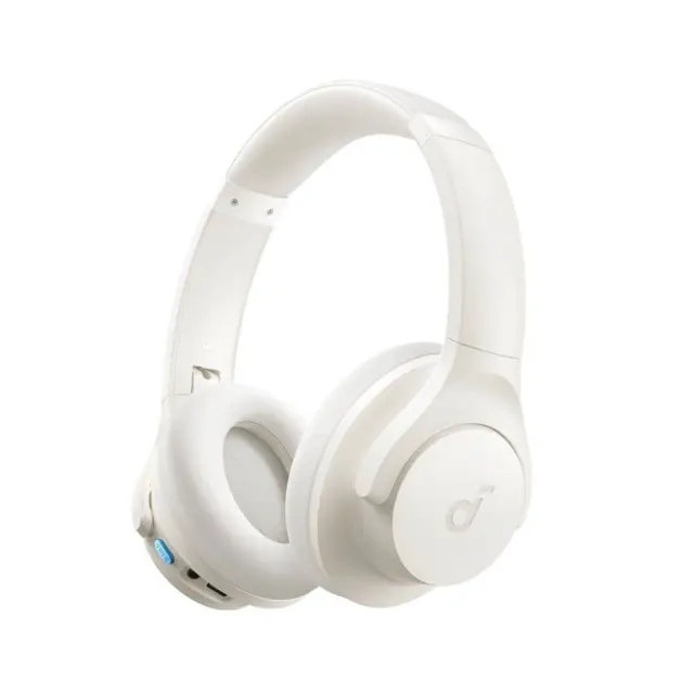 Anker® Q11i Ασύρματα/ Ενσύρματα Over Ear Ακουστικά Cream- White