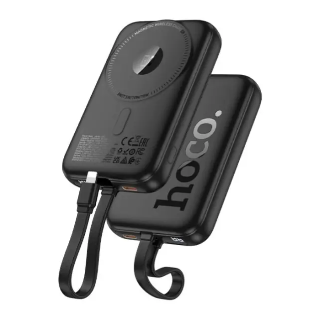 Hoco Power Bank 10000mAh 20W με Θύρα USB-C Μαύρο Q35