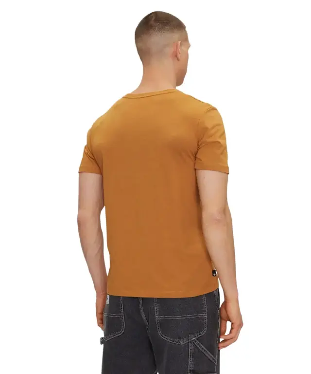 Timberland - Ανδρική Μπλούζα Kennebec River Linear Logo SL Tee Regular TB0A5UPQ-P47 Μουσταρδί - L 2