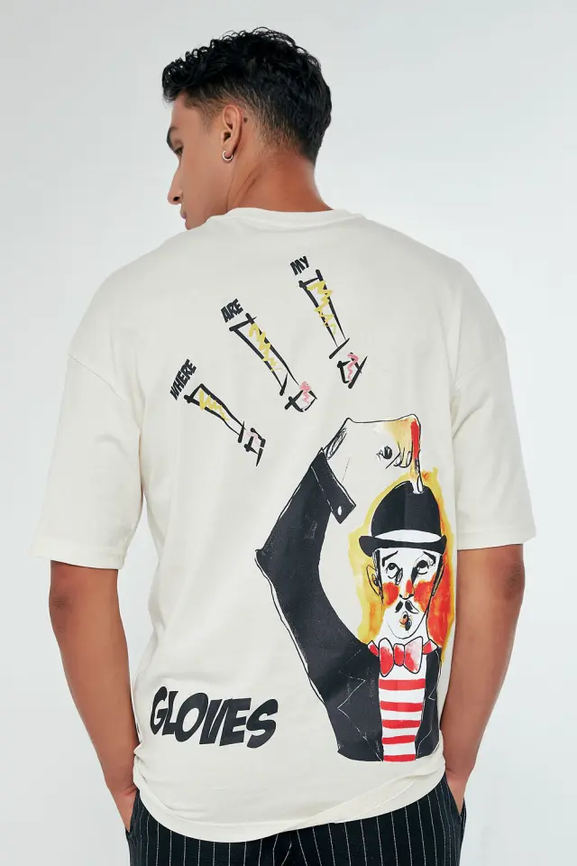 T-Shirt Βαμβακερό Pantomim Μπεζ 3