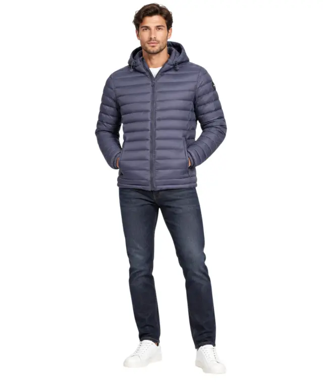 Cavalli Class - Ανδρικό Χειμερινό Μπουφάν Slim Fit WXT40AFT035-04500 Μπλε 2