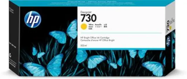 HP 730 Γνήσιο Μελάνι Εκτυπωτή InkJet Κίτρινο (P2V70A)