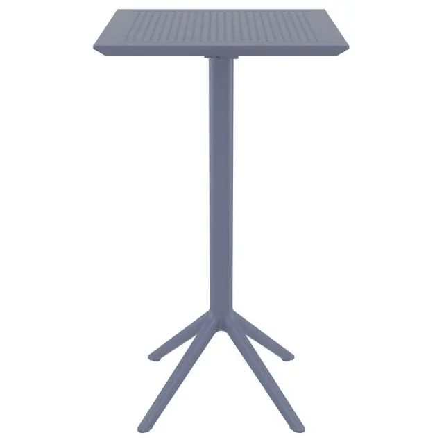 Τραπέζι Bar SKY Ανθρακί PP 60x60x108cm