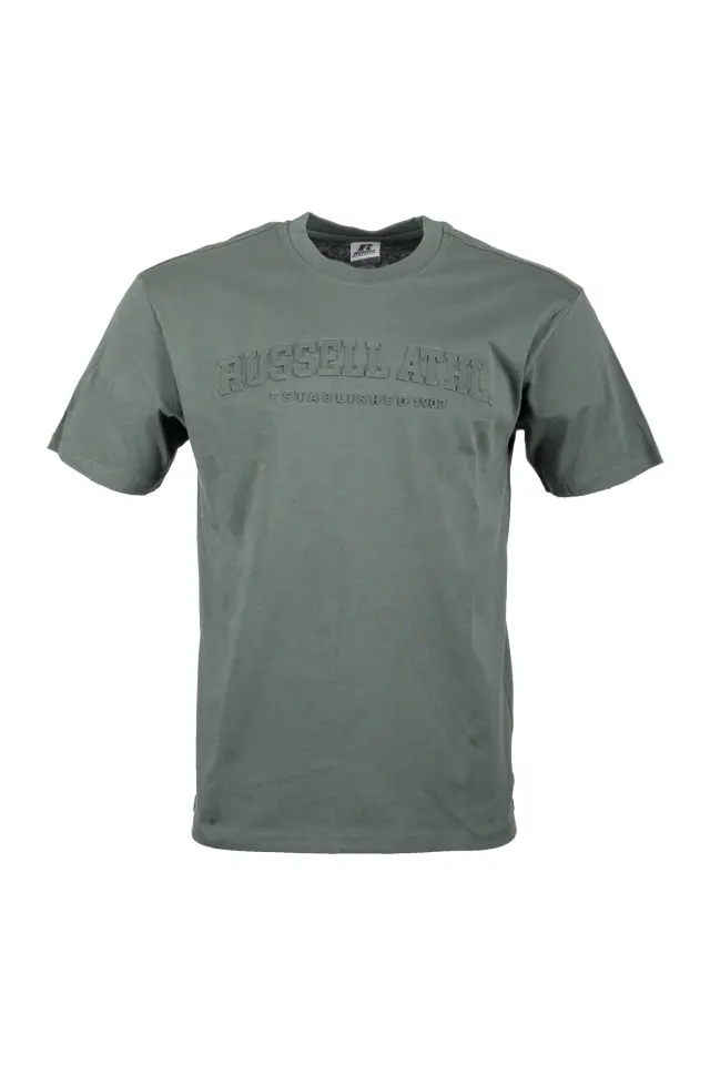 Russell ανδρικό t-shirt ανάγλυφο 3D λογότυπο A26-034-2-2