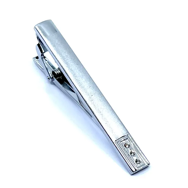 Ασημί Κλιπ Γραβάτας 6 cm – LGTC-T13/9 3