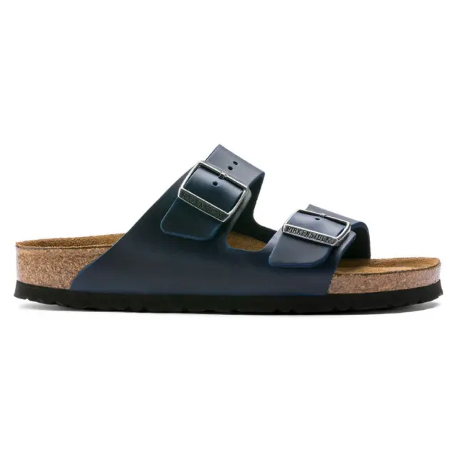 Birkenstock Πέδιλα Unisex δέρμα Oiled Μπλέ BIR/ARIZONA SOFT 1013644 BLUE - 36