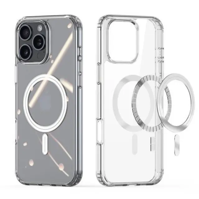 Θήκη TPU & PC Dux Ducis Apple iPhone 16 Pro Magnetic MagSafe Clin Διάφανο N65798