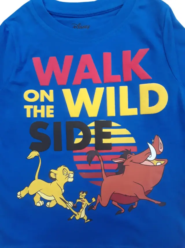 Μπλουζάκι Μακρυμάνικο Walk On The Wild Side Blue 8020405 - 6-7 Y (122cm) 2