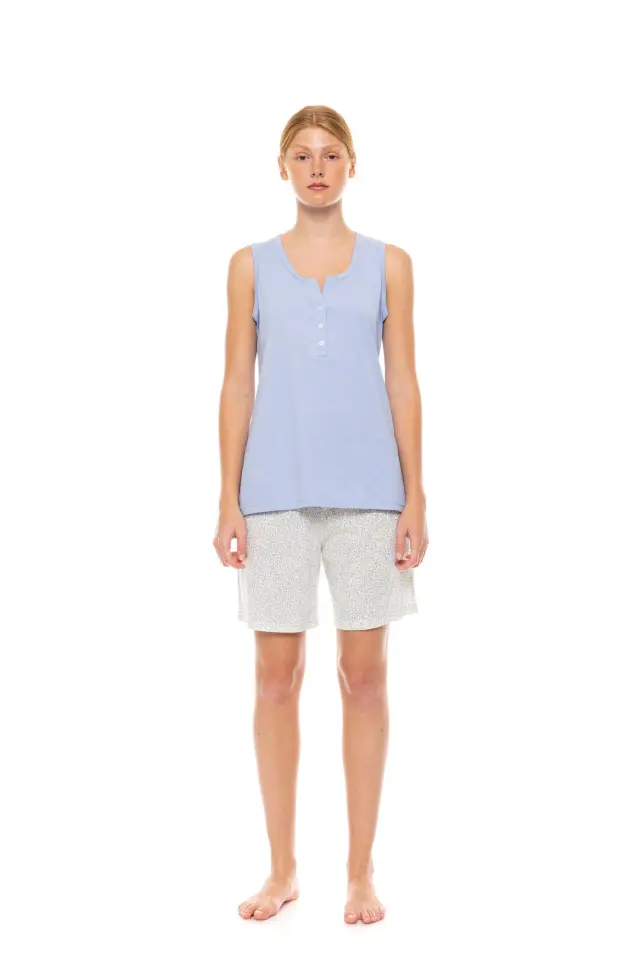 S1506 - Type - PYJAMA SHORTS PASTEL LEOPARD