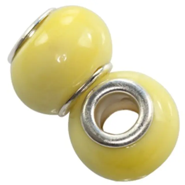 Χάντρα Modular Ceramic Banana 10x13mm - 5τεμ