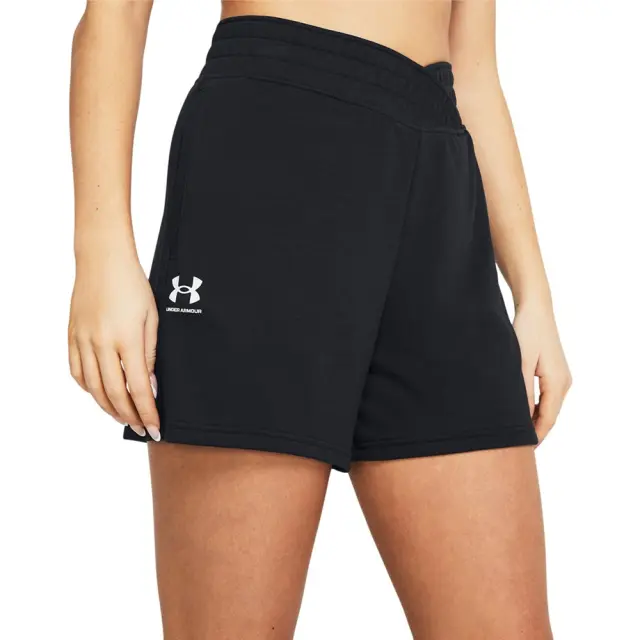 Under Armour Rival Terry Short (1382742-001) - Μαύρο 3