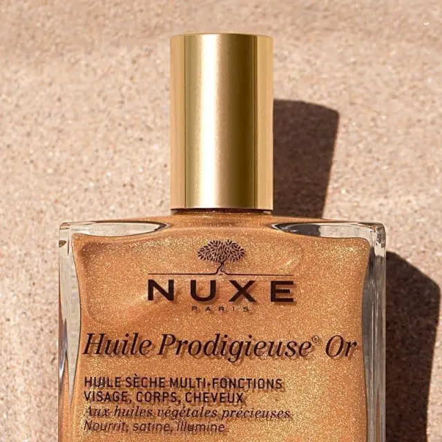 Nuxe Huile Prodigieuse OR Ξηρό Λάδι Σώματος με Λάμψη για Πρόσωπο, Μαλλιά και Σώμα 100ml 2