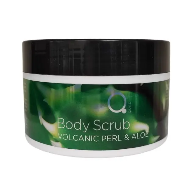 Body Scrub Silk Volcanic Perl and Aloe 500ml by Qure - Απαλή Κρέμα Απολέπισης Σώματος με Αλόη και Ηφαιστιακό Περλίτη ��