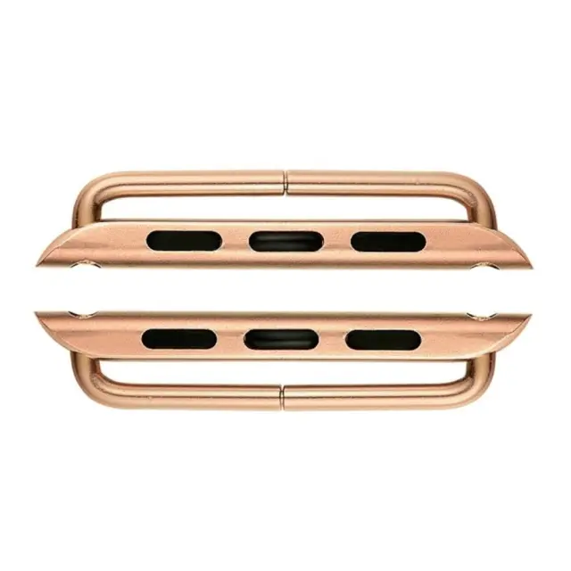 Μεταλλικό Πιάσιμο/ Connector για Apple Watch 38 & 40mm - Roz Gold OEM.