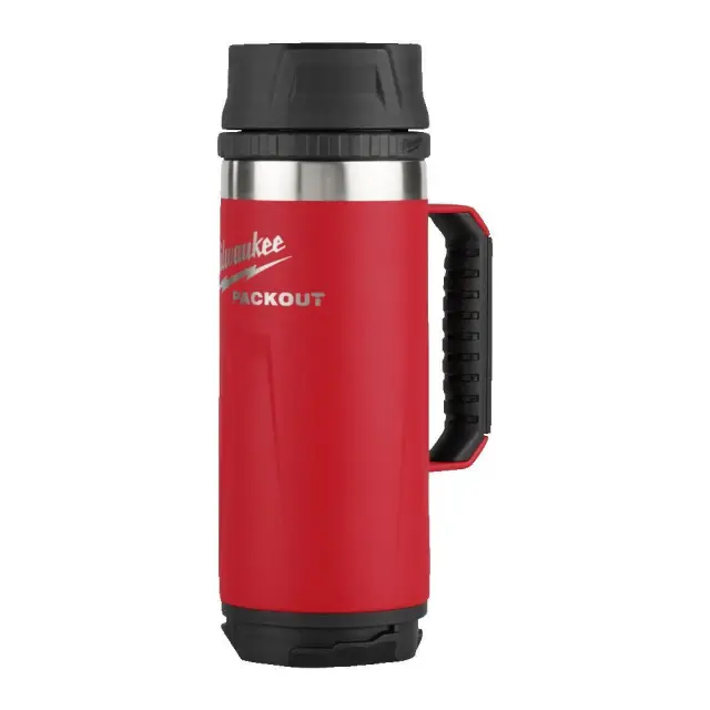 Milwaukee 4932493471 - Packout™ Κούπα Θερμός Με Χερούλι Και Καπάκι Πόσης 532 ml Κόκκινη