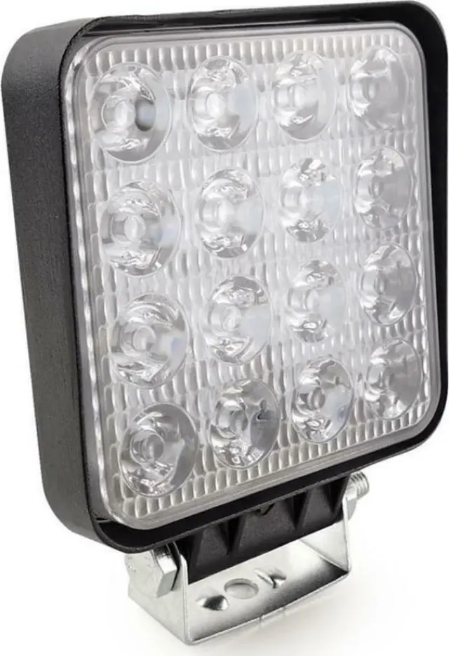 AMiO Τετράγωνος Προβολέας Αυτοκινήτου LED Universal 48W 35cm 1τμχ 02424 2
