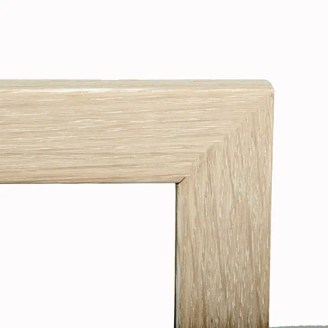 Κορνίζα ξύλινη τοίχου 42x29,7 cm (Α3 ) χρώμα φυσικό ξύλο δρυς λευκό ματ , τζάμι Ματ (Κ614/43) 3
