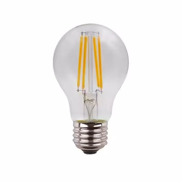 5 Τεμάχια Λάμπες LED Filament A60 E27 5W 1055lm 3000K Διάφανο