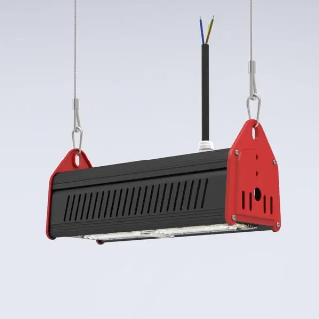 ΦΩΤΙΣΤΙΚΟ ΓΡΑΜΜΙΚΟ ΔΙΑΔΡΟΜΟΥ ΣΤΕΓΑΝΟ LED 100W IP65 4000K Κόκκινο Μαύρο