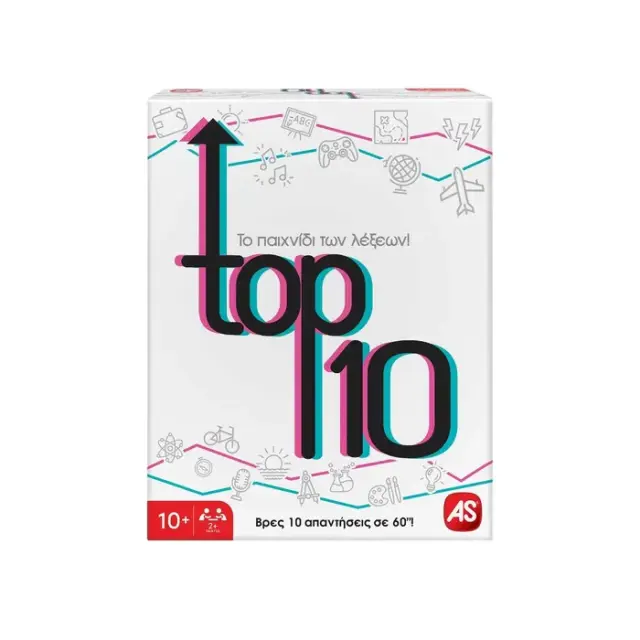 AS Games Επιτραπέζιο Παιχνίδι Top 10 Για Ηλικίες 10+ Χρονών Και 2+ Παίκτες