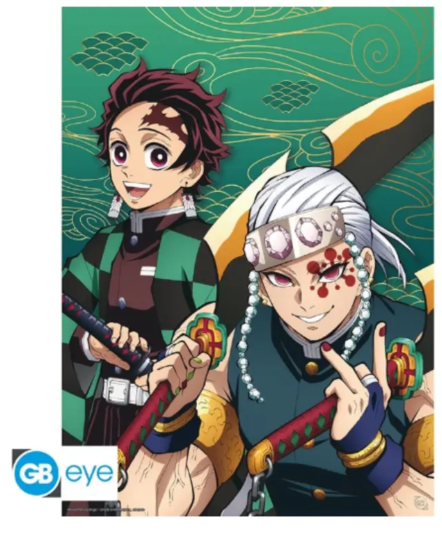 DEMON SLAYER Αφίσα Tanjiro + Tengen (52x38cm)