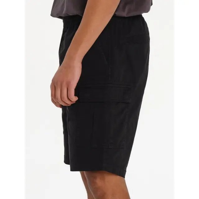 Emerson Elasticated Cargo Short (261.EM47.17-Black) - Μαύρο 2