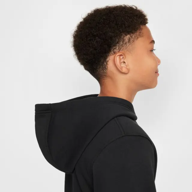 Nike Sportswear Club Fleece ΠΑΙΔΙΚΗ ΜΠΛΟΥΖΑ (HQ0977-010) - Μαύρο 3