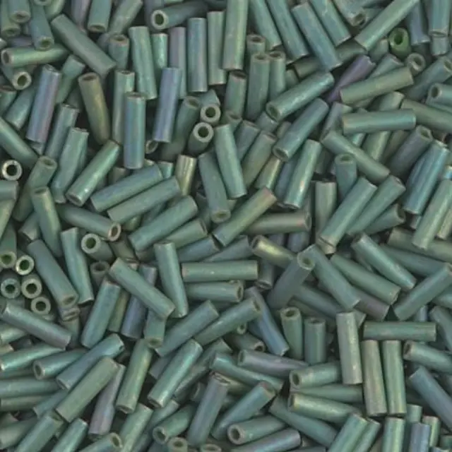 Χάντρα Miyuki Glass Bugles - 2031 - Matte Sage Green 6mm - 10gr