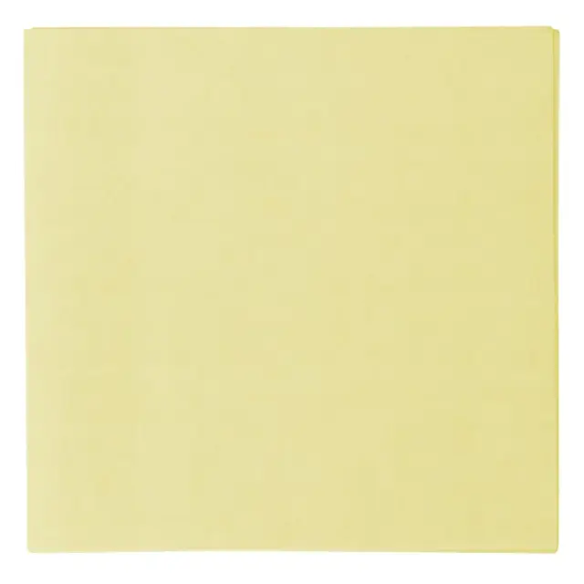 Χαρτοπετσέτες φαγητού 3φύλλες Vert Decor 33x33cm Yellow - Κίτρινο Παστέλ /20 τεμ