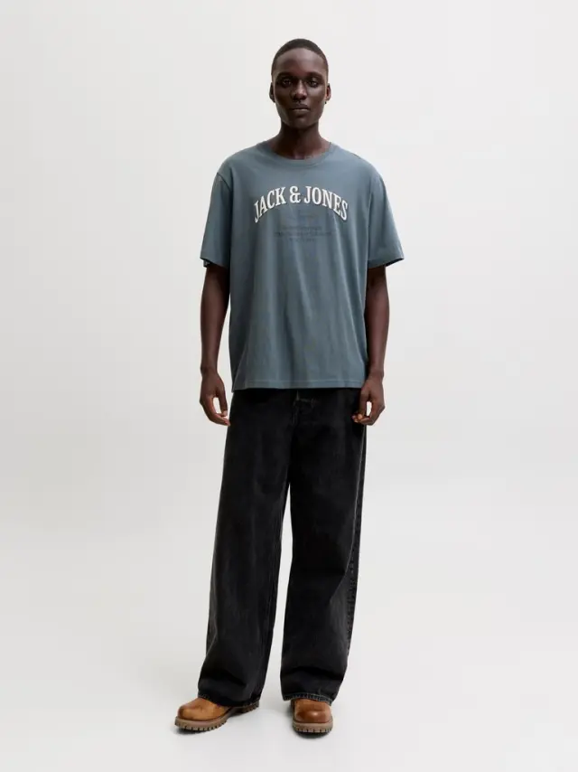 JJEDENVER LOGO TEE SS O-NECK SN - Turbulence 2