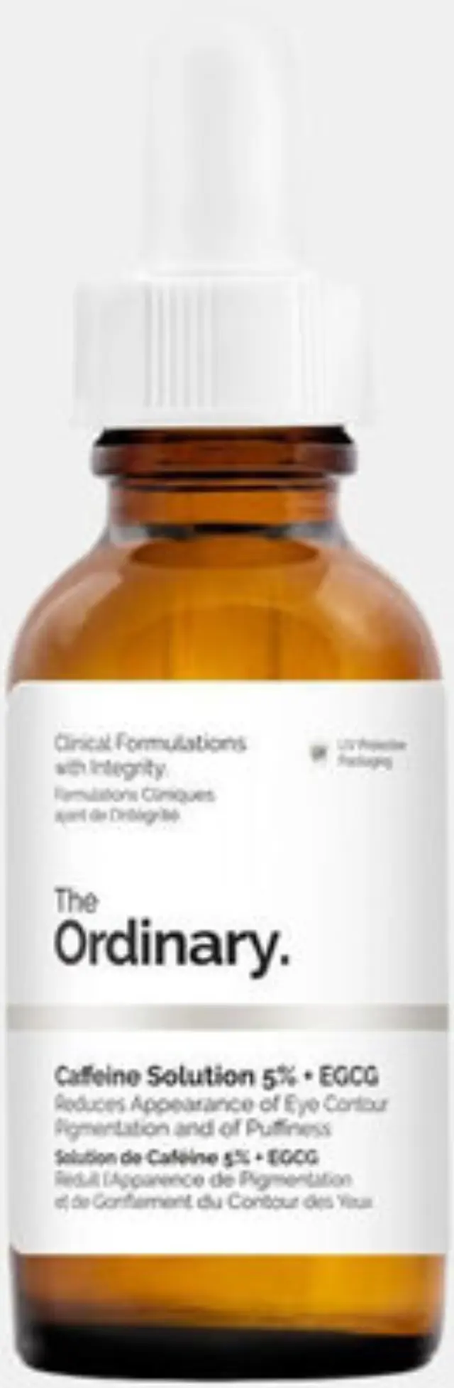 The Ordinary Caffeine Solution 5% + EGCG ορός για τα μάτια για την αντιμετώπιση του πρηξίματος και των μαύρων κύκλων 30ml