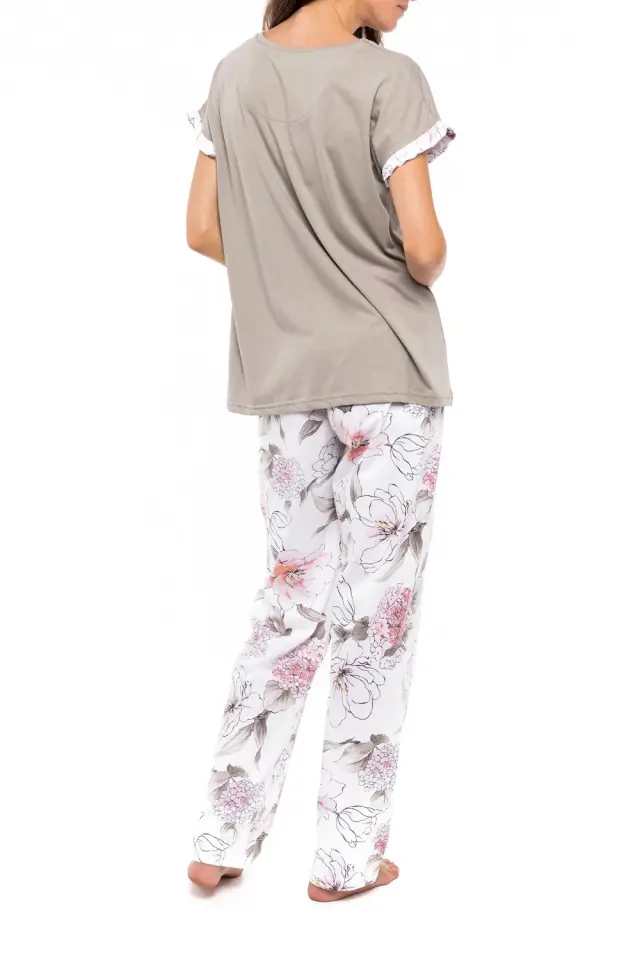 S1145 - Type - PYJAMA LONG PANTS PINK FLOWER 3