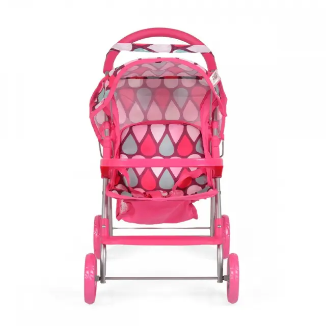 Moni Toys Mini Καρότσι Κούκλας με Δίσκο Pink 3+ Ετών 3