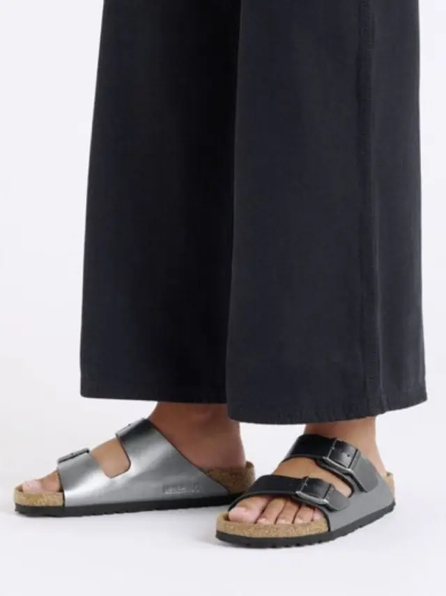 Birkenstock Πέδιλα Γυναικείο Birko-Flor(ανθεκτικό υλικό της Birkenstock-επιτρέπει την επαφή με το νερό) Μαύρο BIR/ARIZONA 1029224 BLACK - 41 2