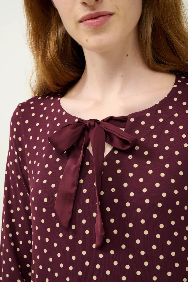 Γυναικείο Χειμερινό Νυχτικό Micromodal Vamp 23034 RED WINDSOR 2