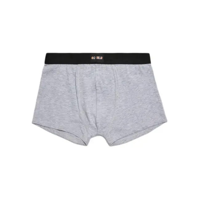 Ysabel Mora Παιδικό Boxer Αγόρι Oh Yeah - Διπλό Πακέτο, Χρώμα Γκρι-Μαύρο - 10 Y 2