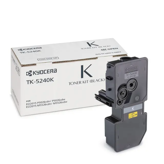 Kyocera TK-5240K Γνήσιο Toner Laser Εκτυπωτή Μαύρο 4000 Σελίδων (1T02R70NL0)