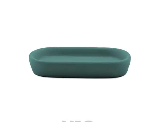 Θήκη για σαπούνι Ceralia Douceur d'intérieur με διαστάσεις 13.5x9.5x2.5cm - Blue/Emerald 1802185